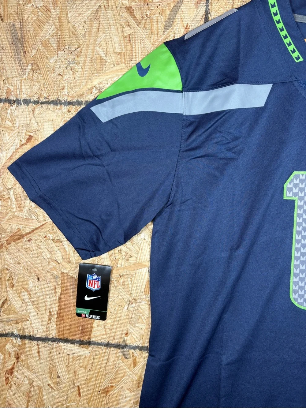 Nike Seattle Seahawks Navy & Green #11 Men’s Jaxon Smith-Njigba Jersey - XXL